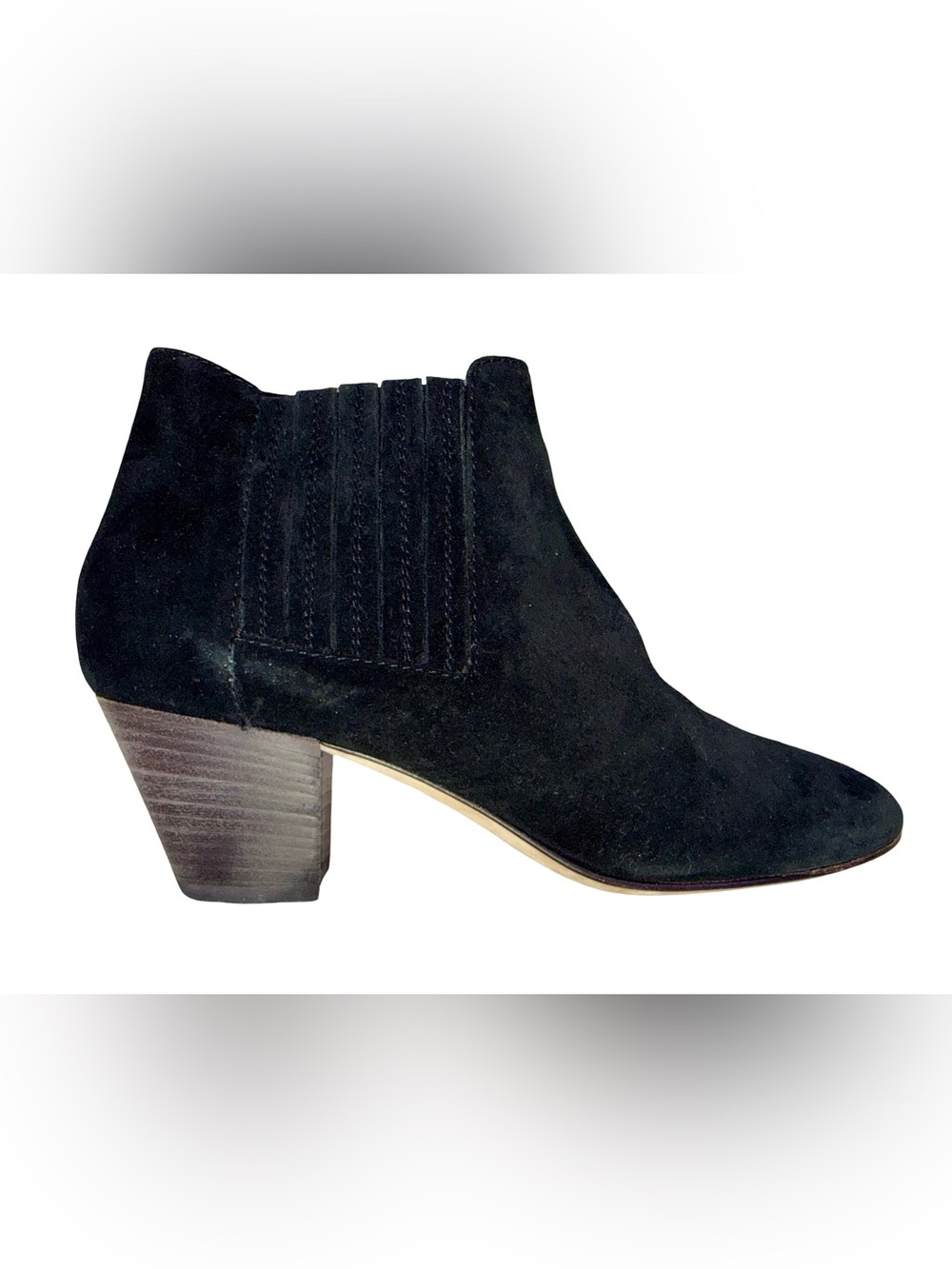 NWT AQUATALIA FALLYN ANKLE BOOTIES IN BLACK SUEDE